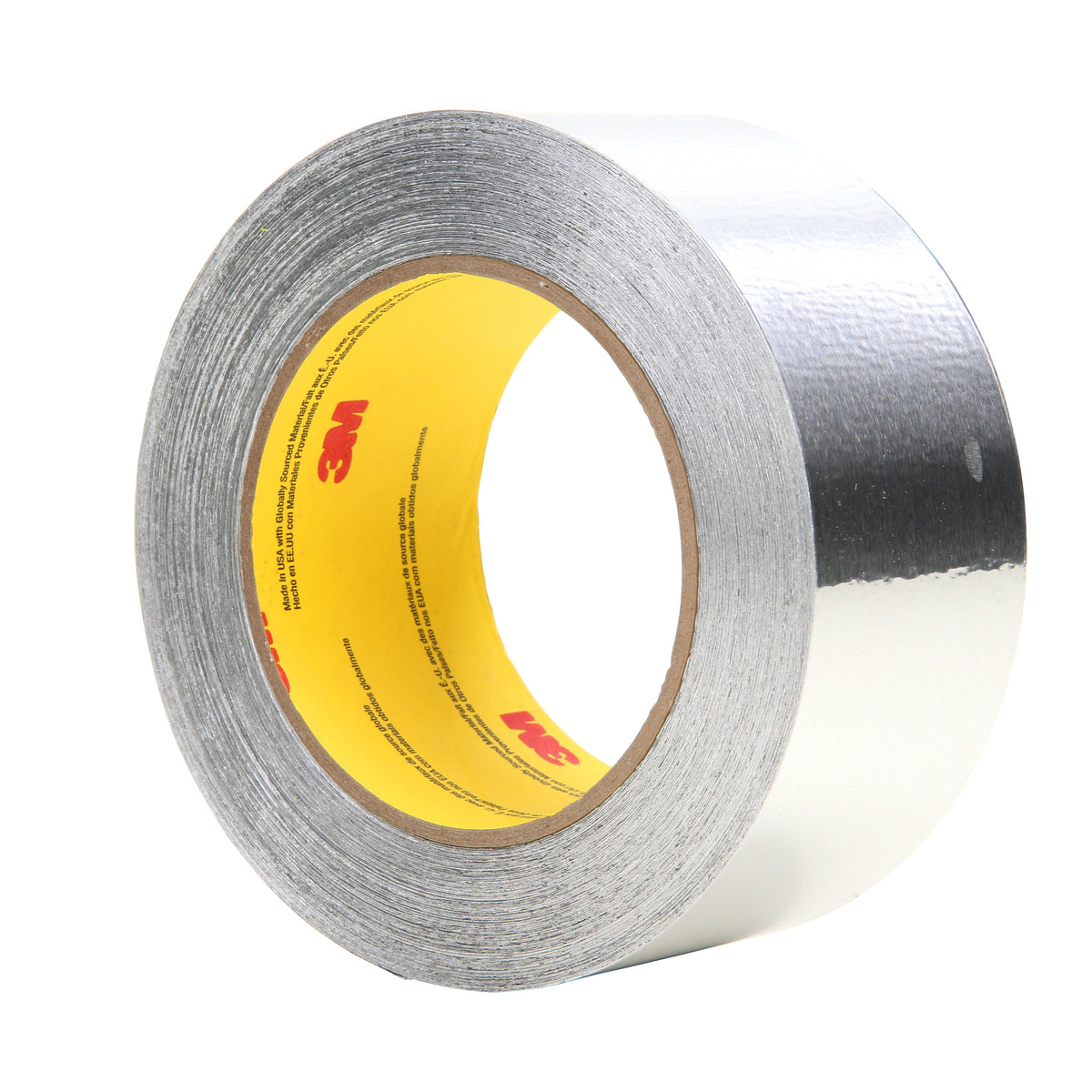 3M 425 Aluminum Foil Tape Silver Heat Shielding & Masking